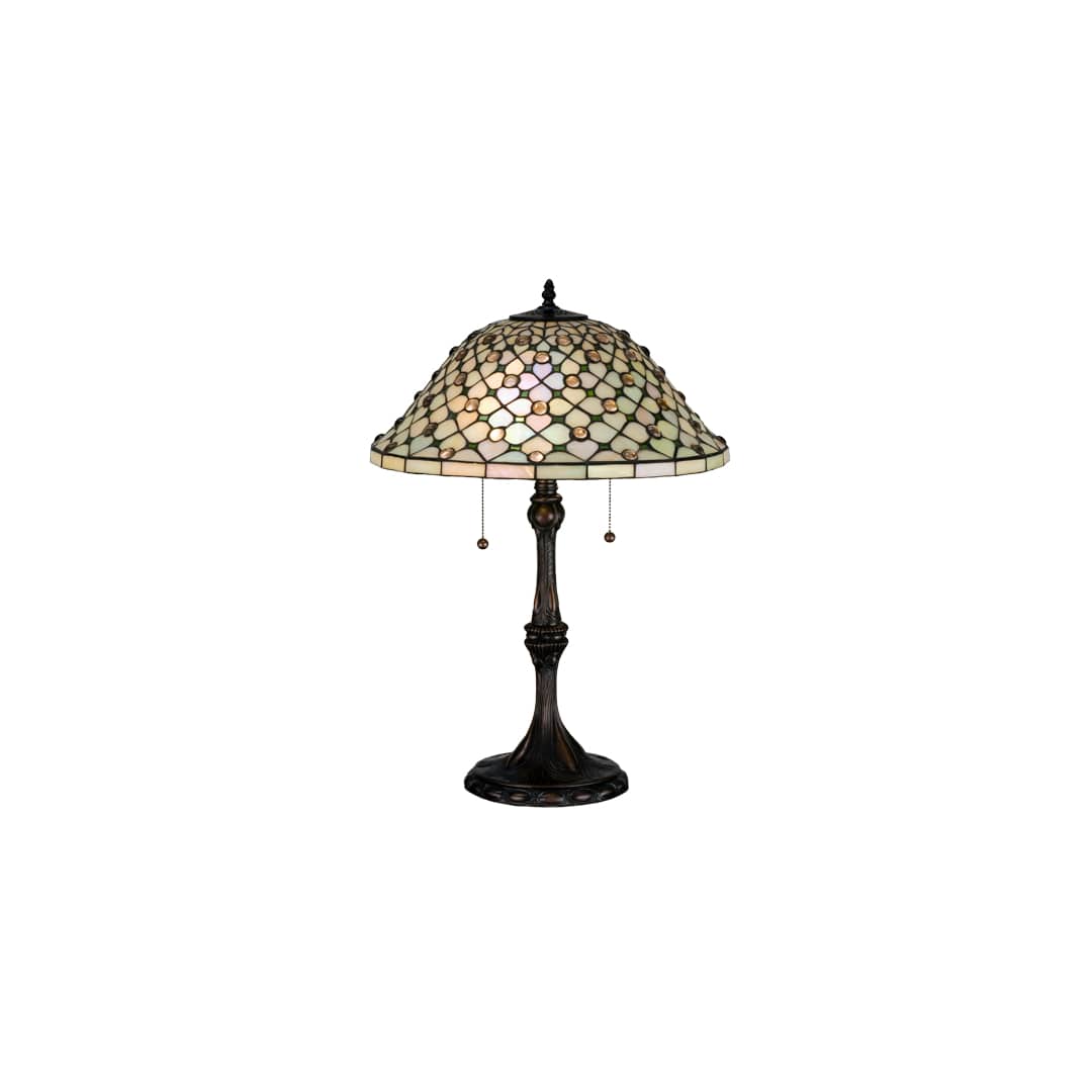 2 Light 25" Tall Accent Table Lamp
