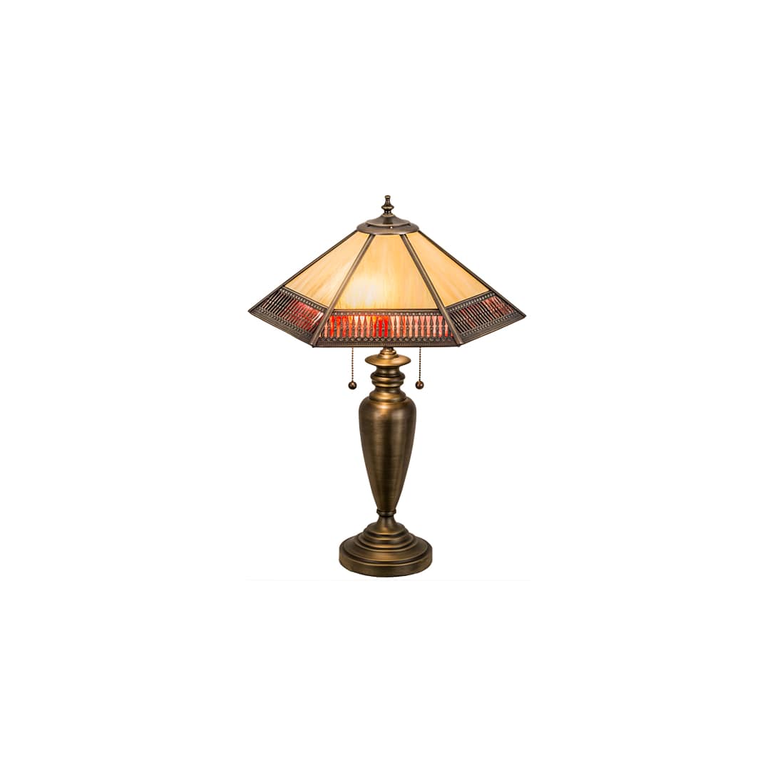 Gothic 2 Light 25" Tall Buffet Table Lamp