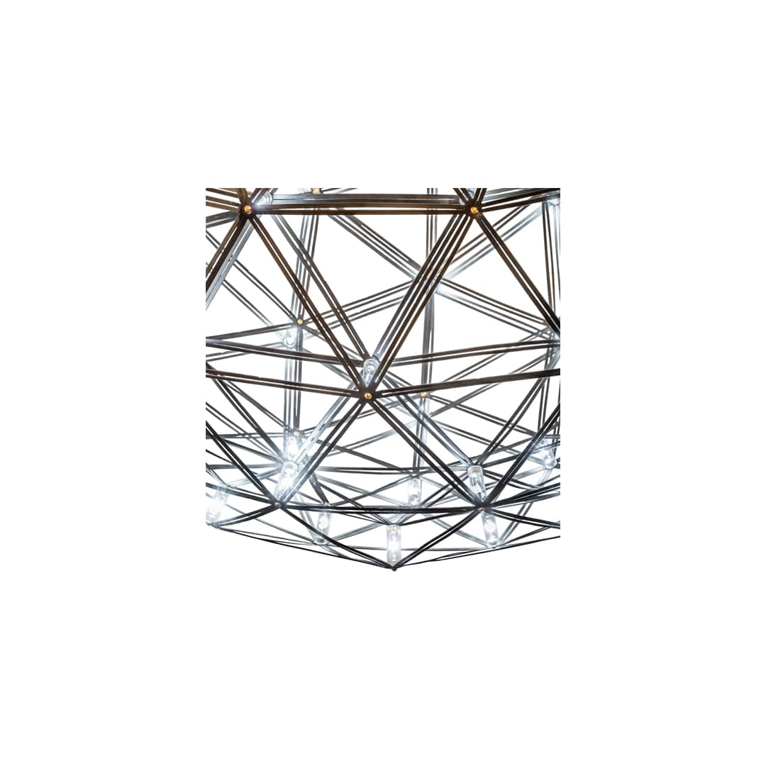 92 Light 44" Wide Cage Pendant