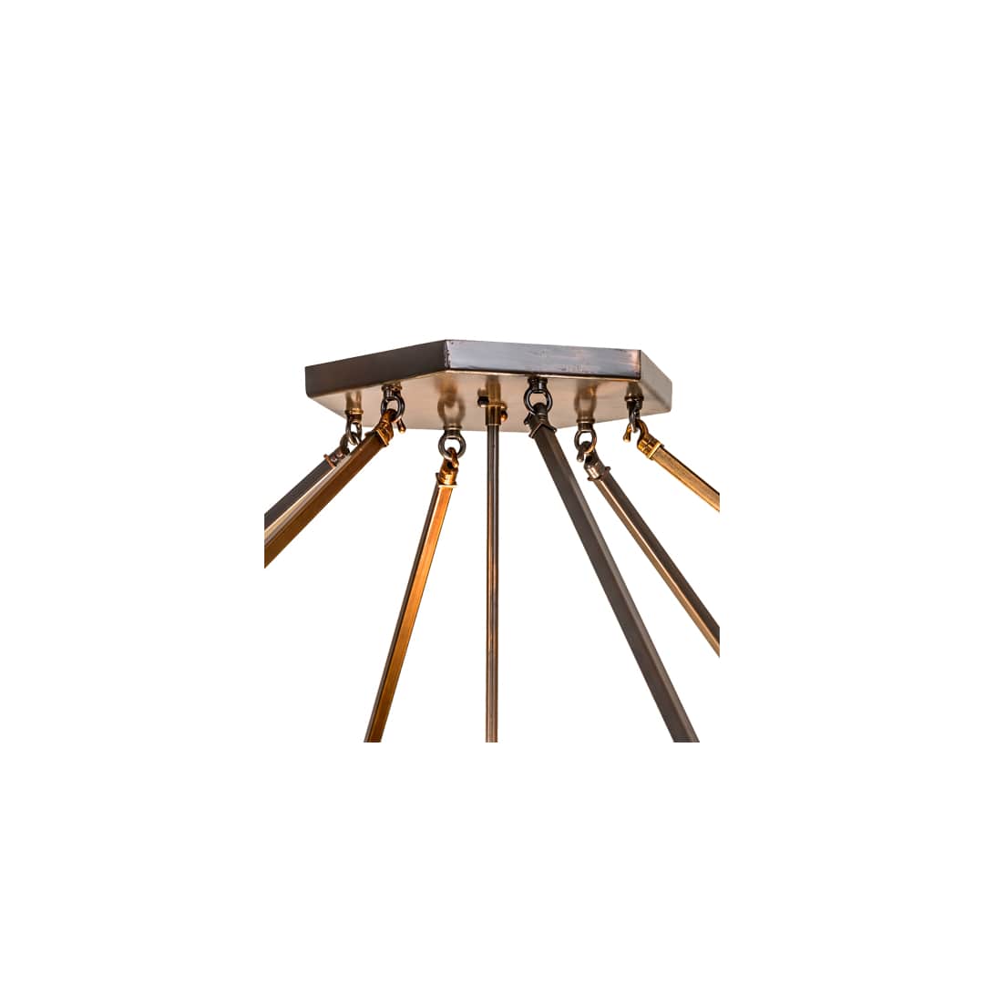 Sonoma 6 Light 53" Wide Semi-Flush Ceiling Fixture