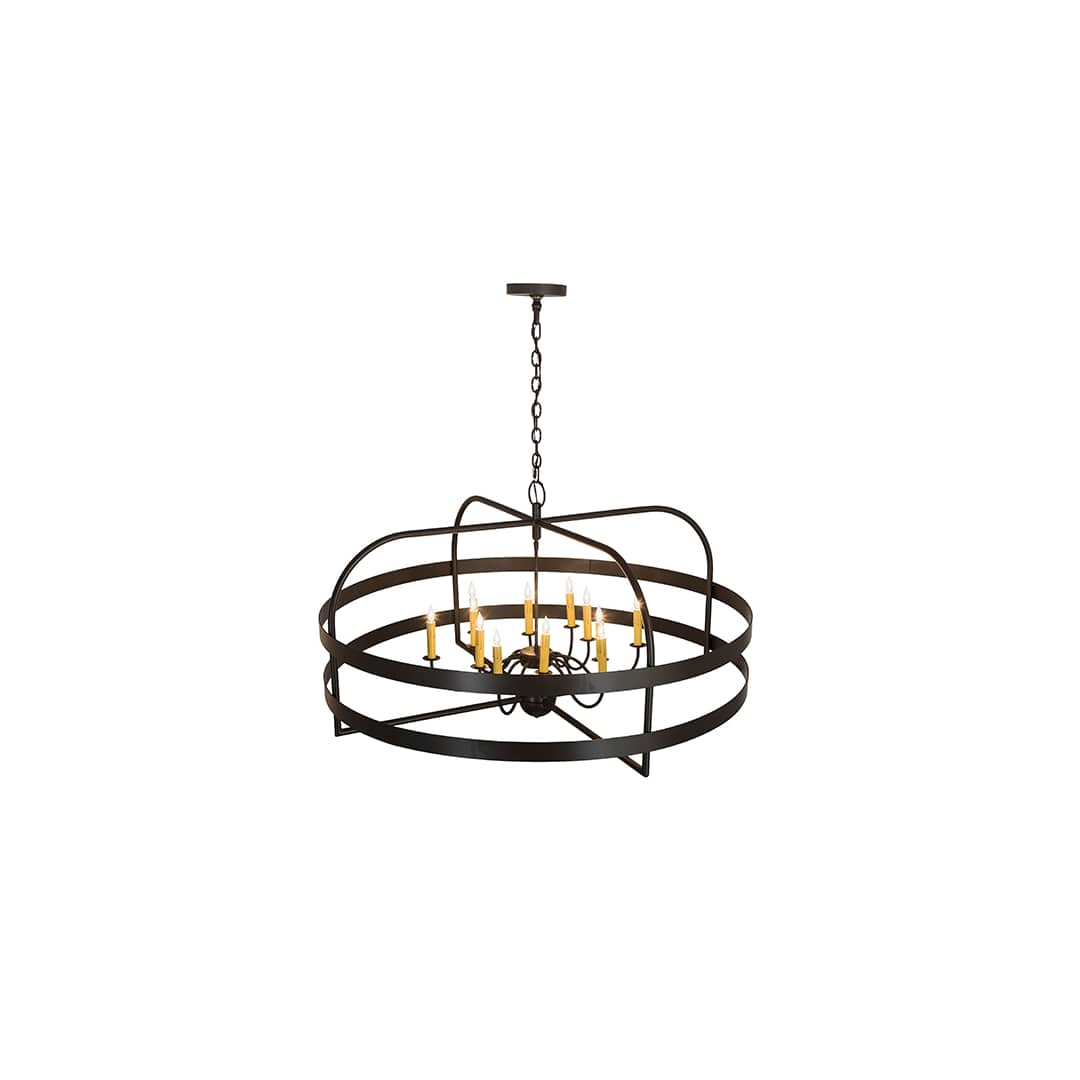Aldari 12 Light 48" Wide Taper Candle Style Chandelier