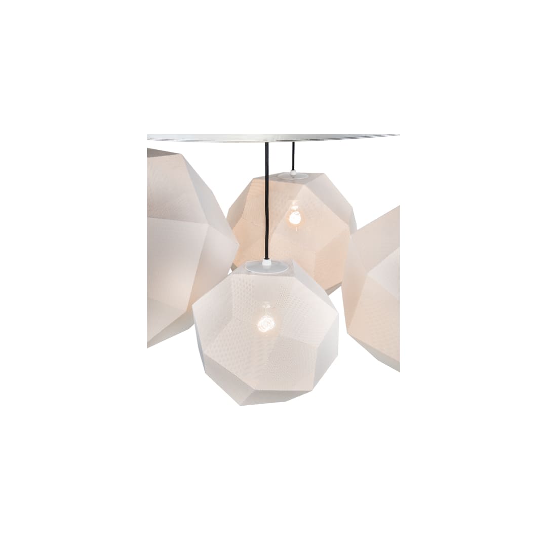 4 Light 48" Wide Abstract Multi Light Pendant