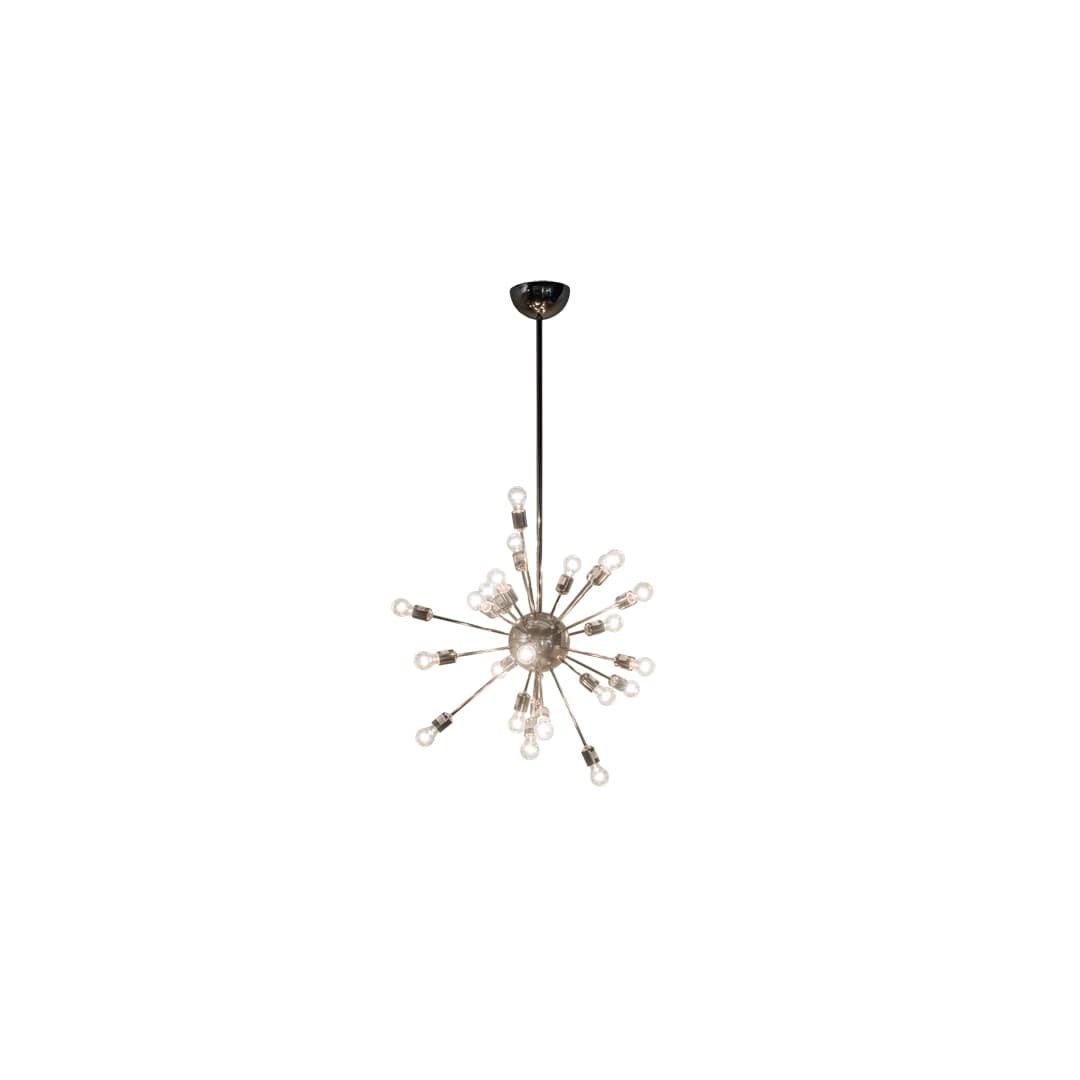 24 Light 36" Wide Abstract Pendant