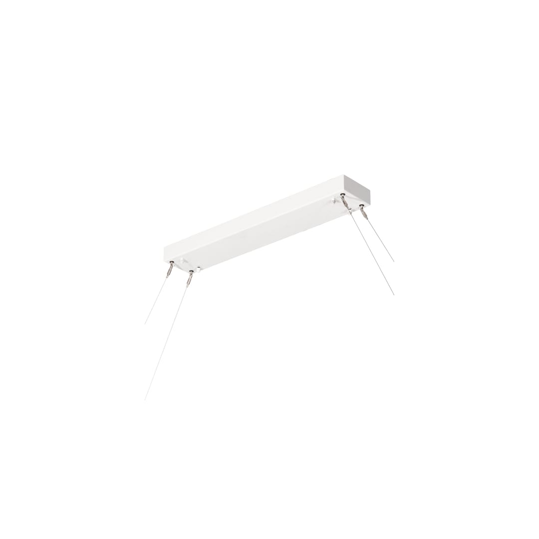 4 Light 84" Wide Abstract Linear Pendant