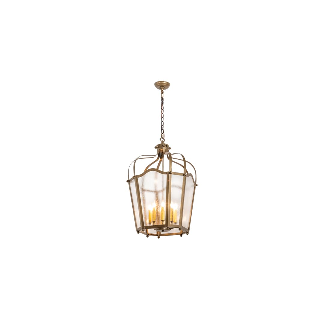 8 Light 22" Wide Taper Candle Pendant