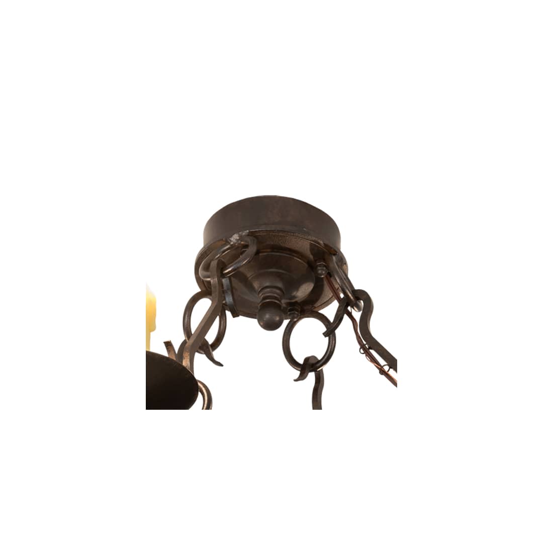 Lorenzo 4 Light 24" Wide Semi-Flush Ceiling Fixture