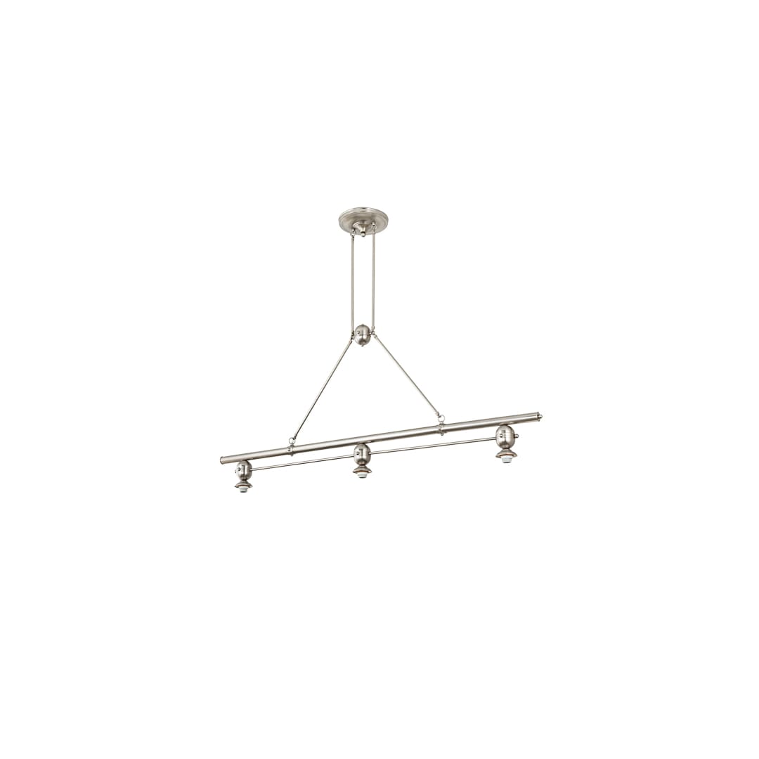 3 Light 70" Wide Linear Pendant