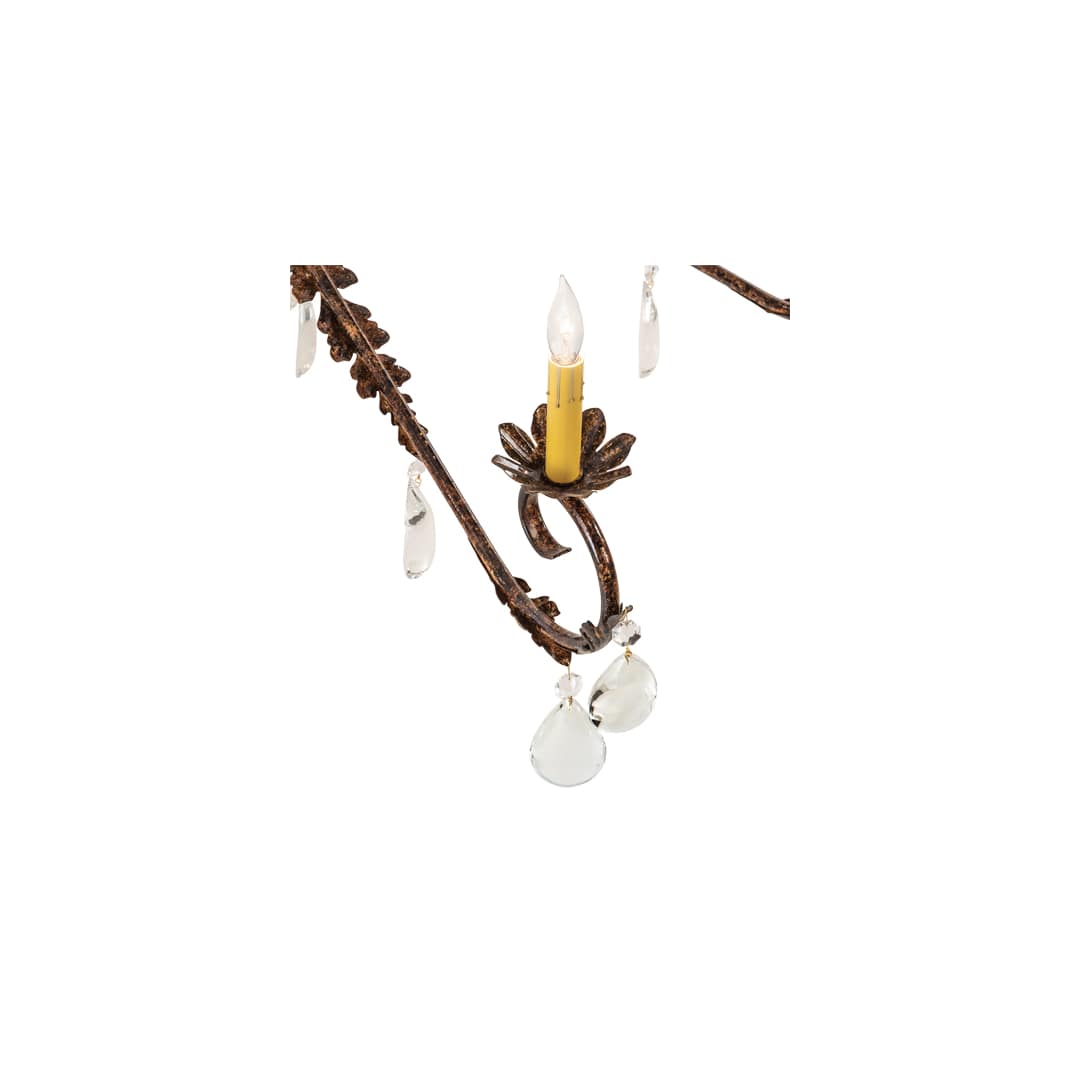 Valentina 12 Light 56" Wide Crystal Candle Style Chandelier