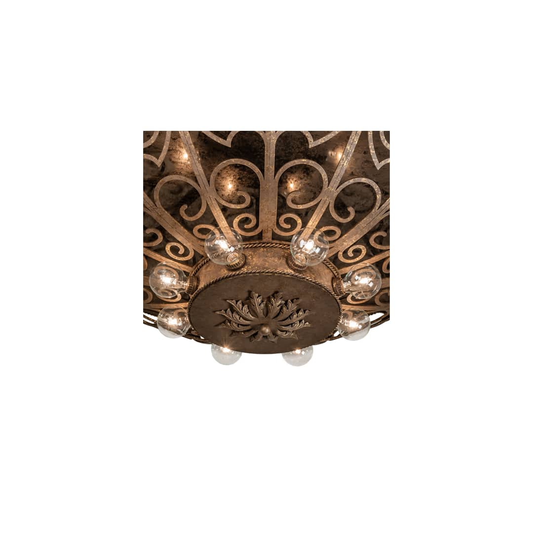 Osteria 24 Light 46" Wide Flush Mount Bowl Ceiling Fixture