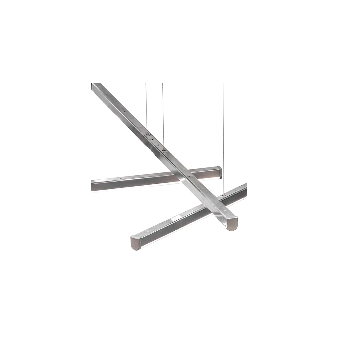 6 Light 93" Wide Abstract Multi Light Pendant