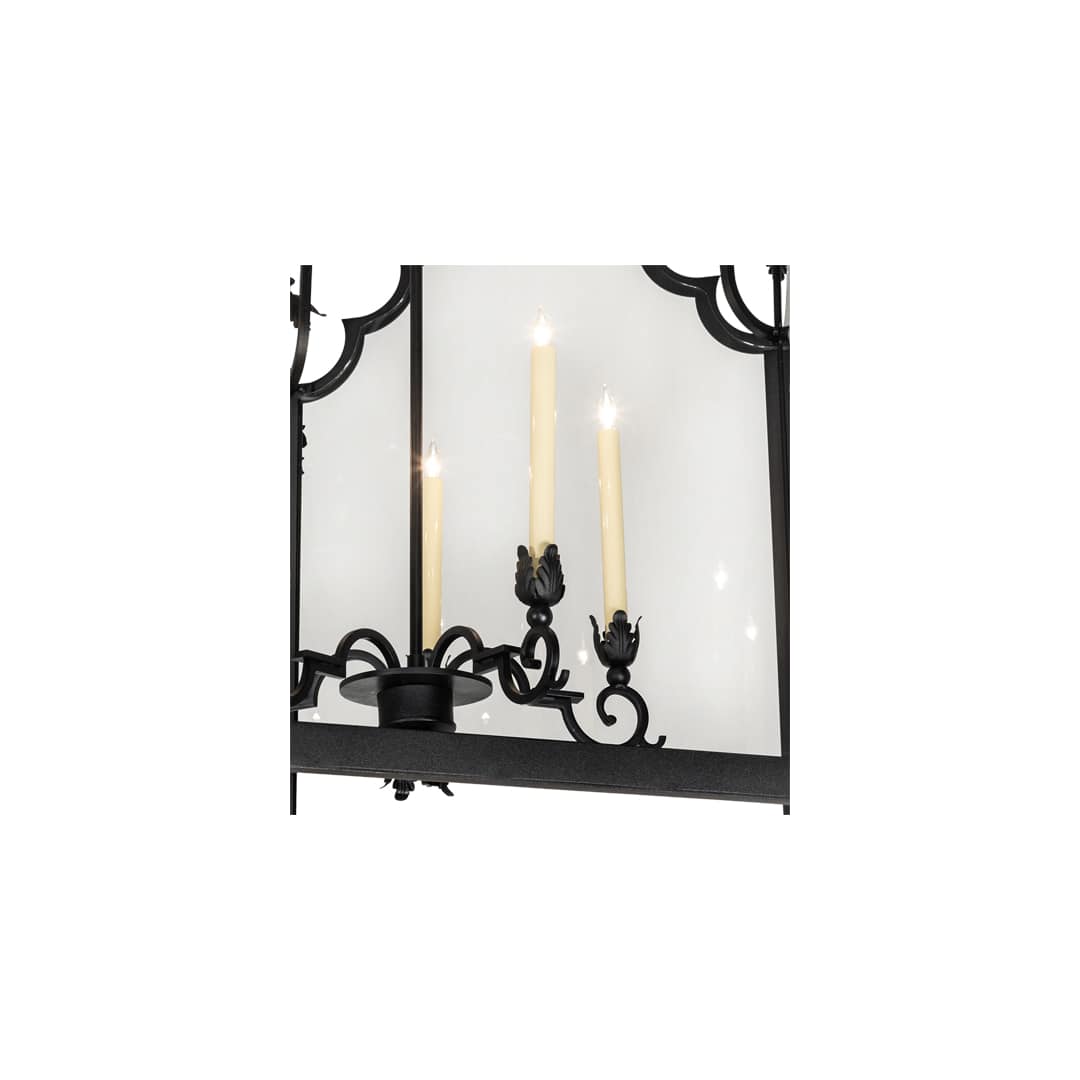 5 Light 46" Wide Taper Candle Pendant