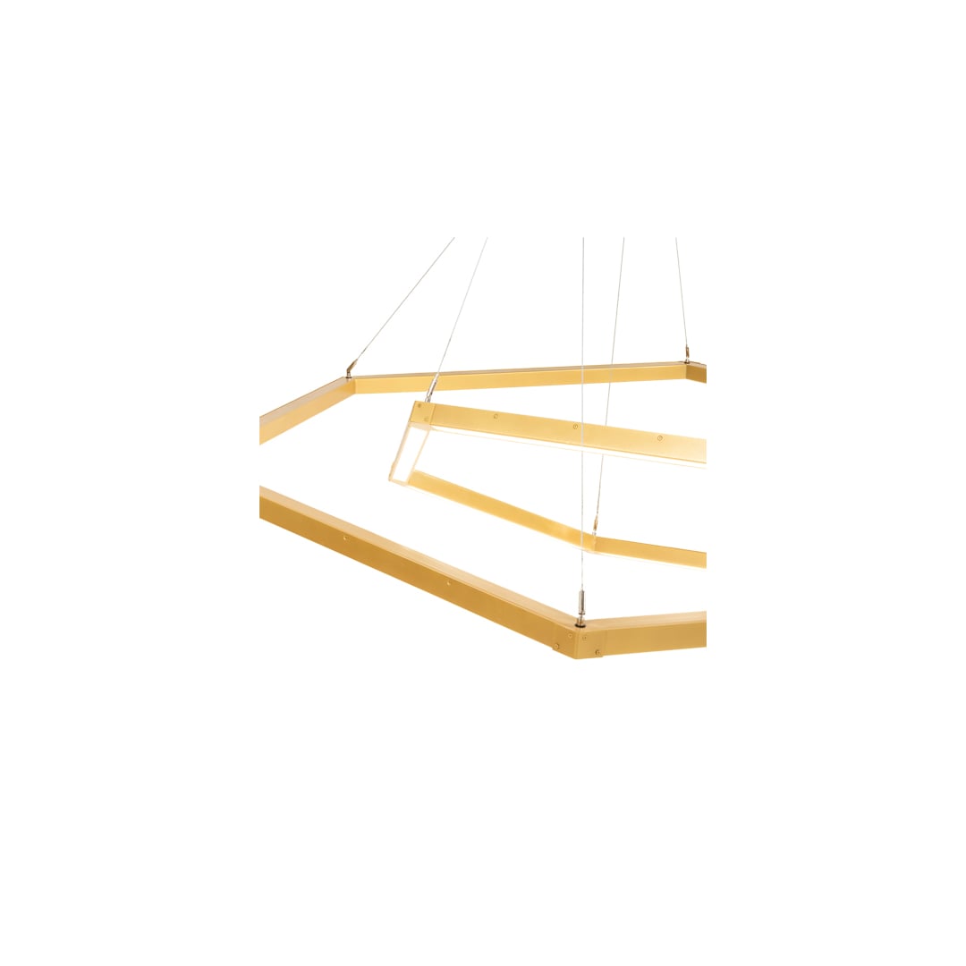 2 Light 70" Wide Suspension Multi Light Pendant