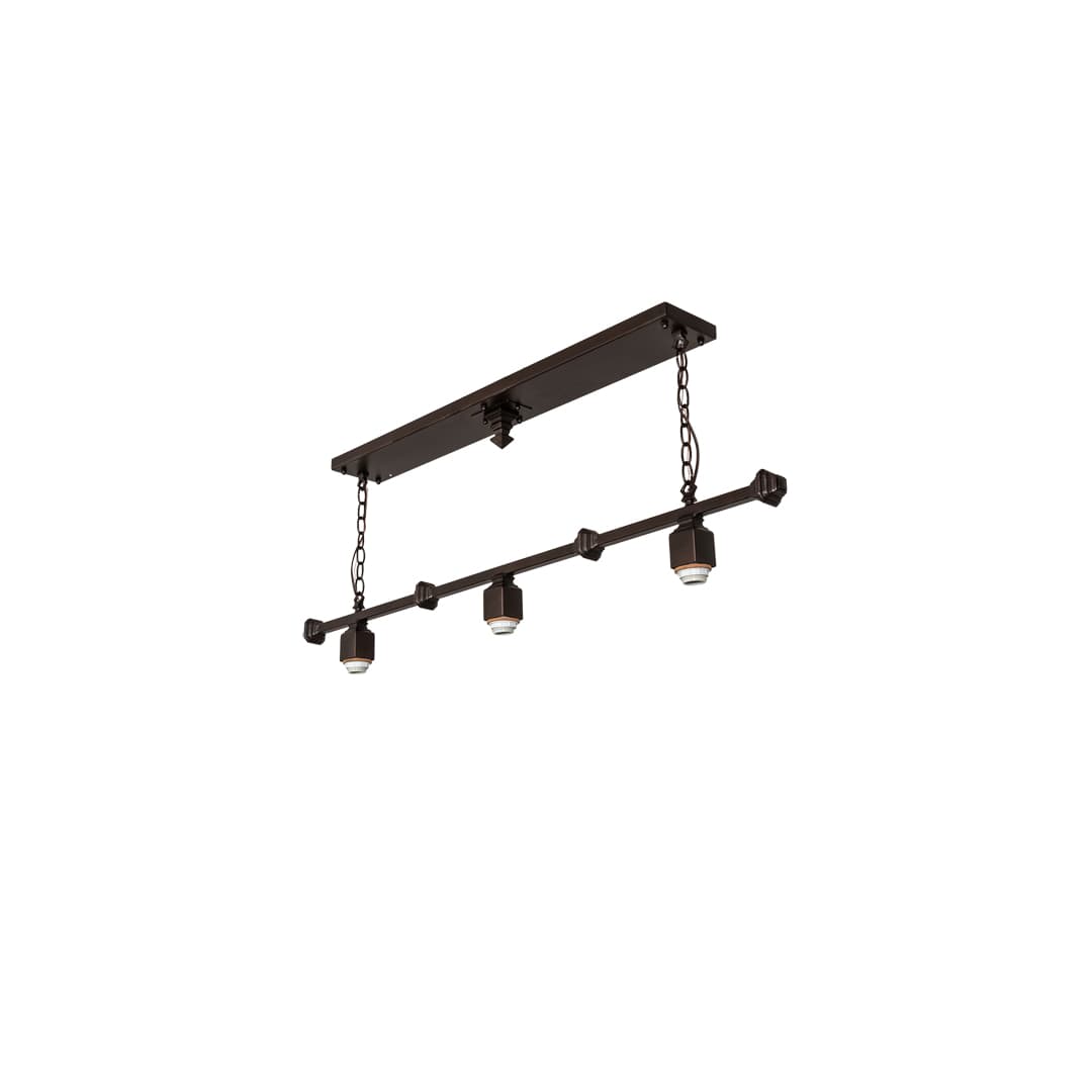 3 Light 48" Wide Linear Pendant