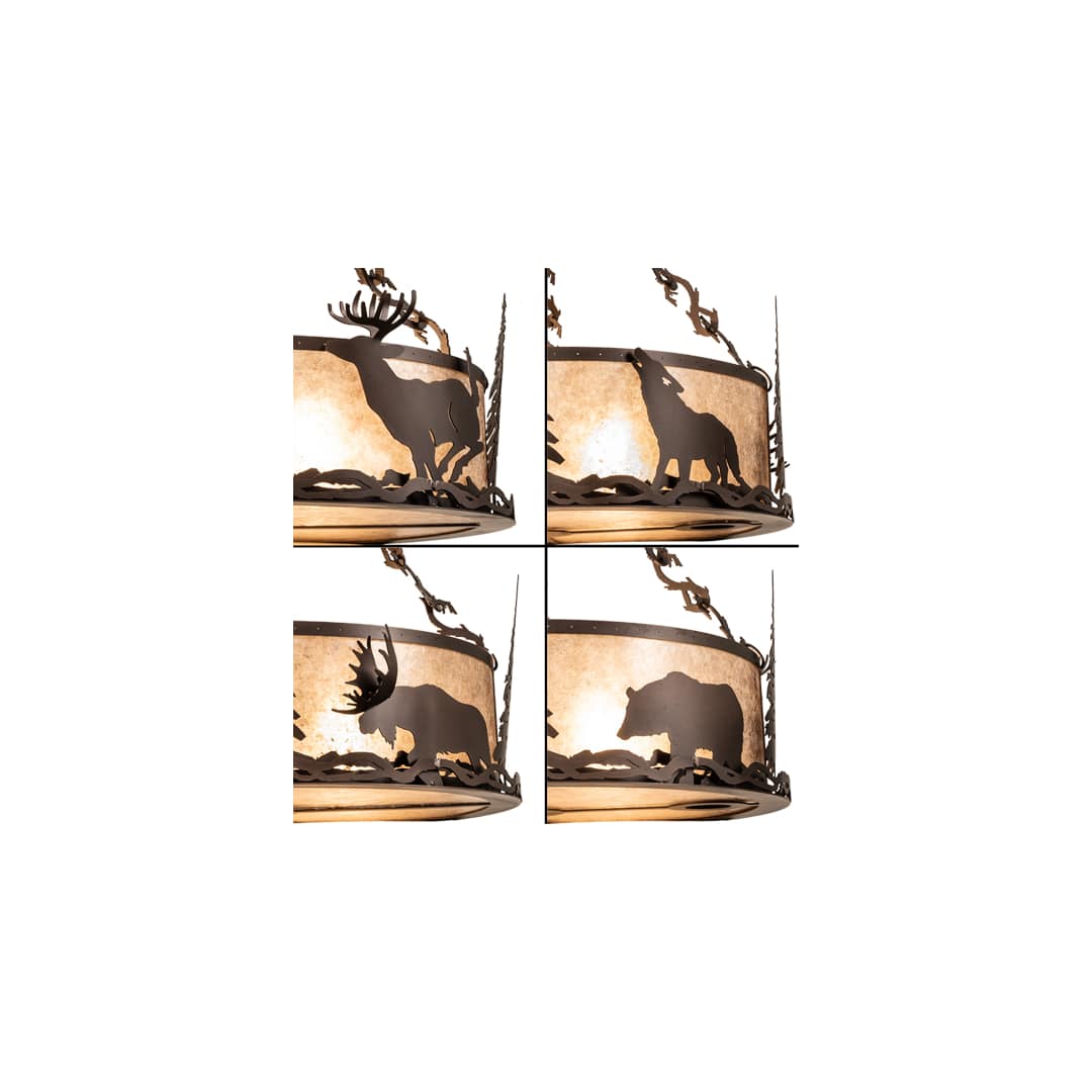 4 Light 26" Wide Pendant