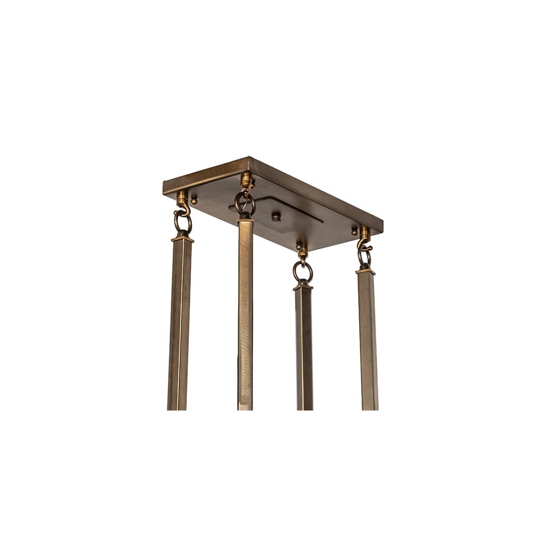 8 Light 36" Wide Linear Pendant