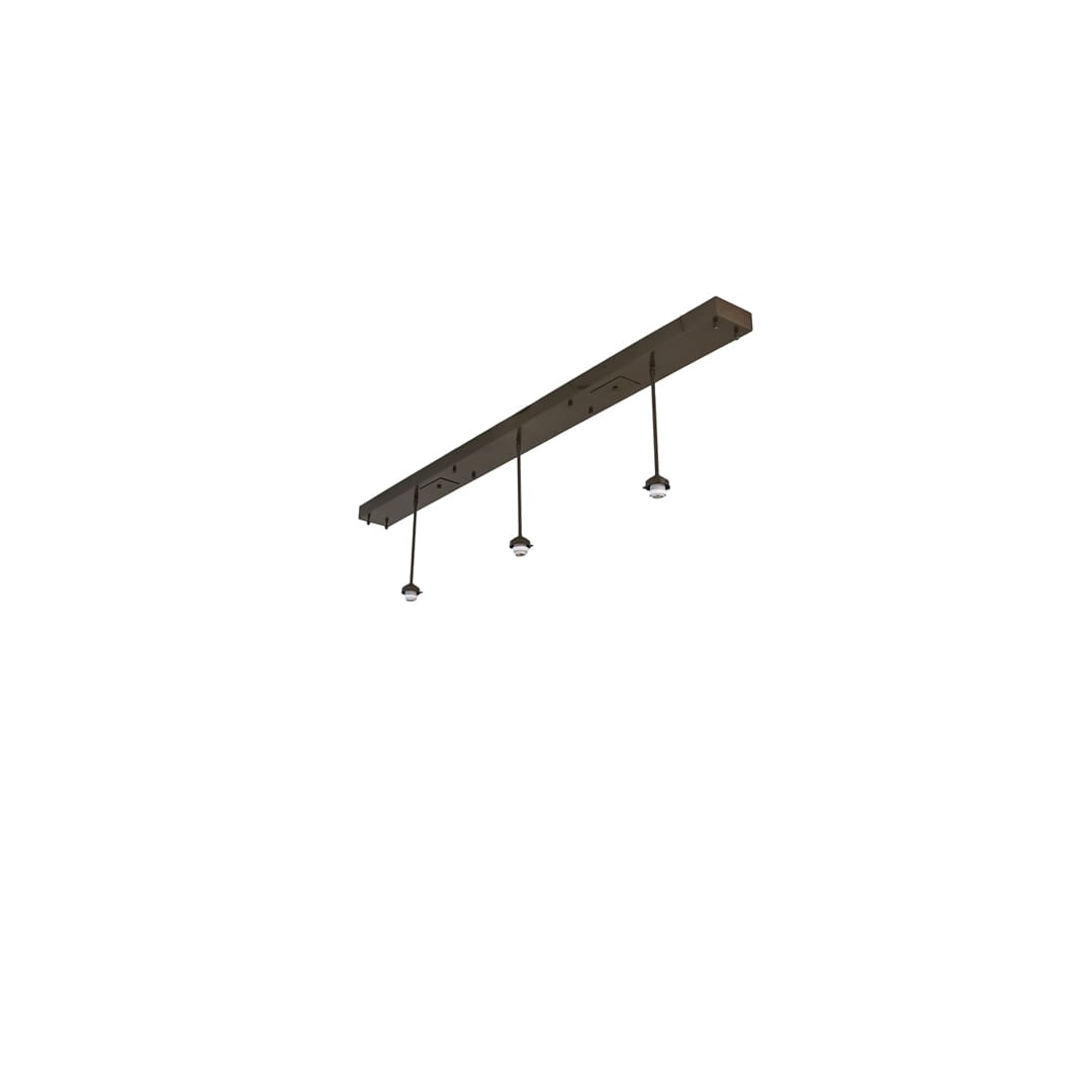 3 Light 72" Wide Linear Pendant