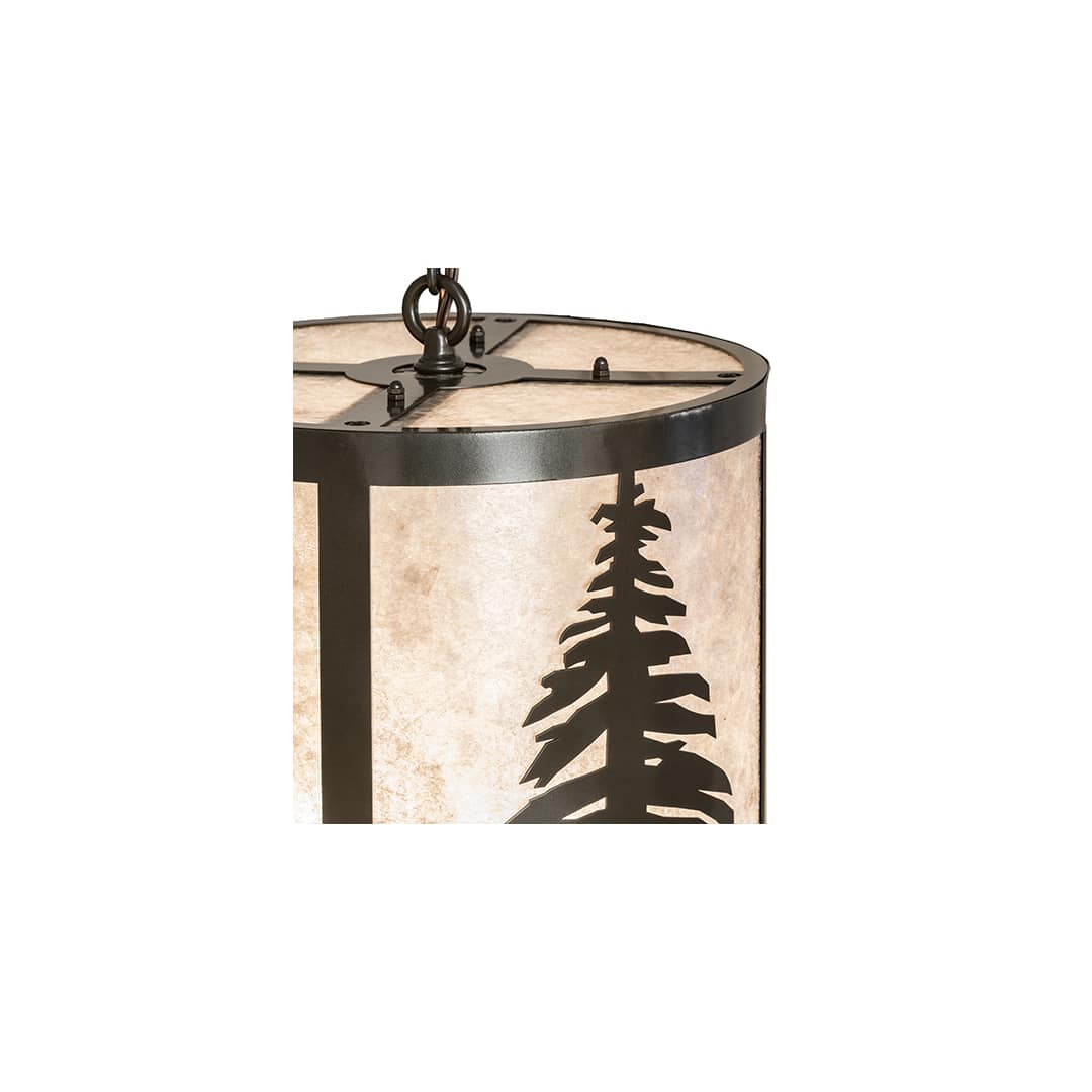 4 Light 14" Wide Pendant