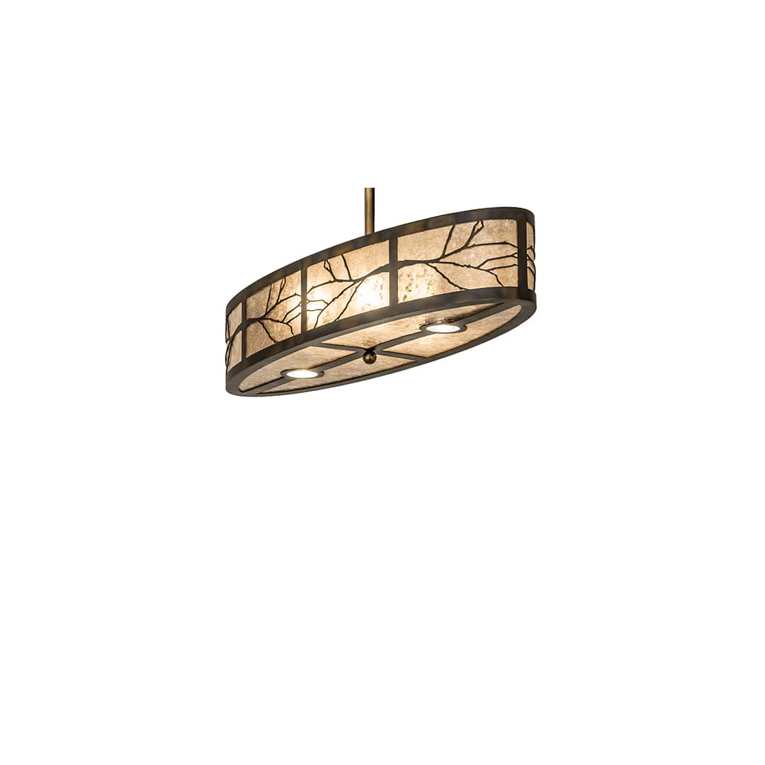 4 Light 36" Wide Linear Pendant