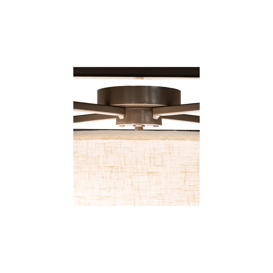 Kitzi 2 Light 43" Wide Semi-Flush Square Ceiling Fixture
