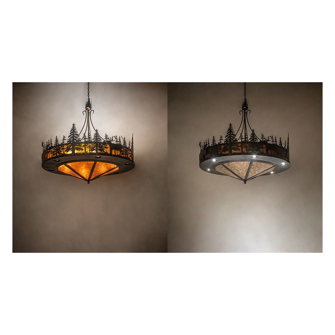 8 Light 62" Wide Pendant