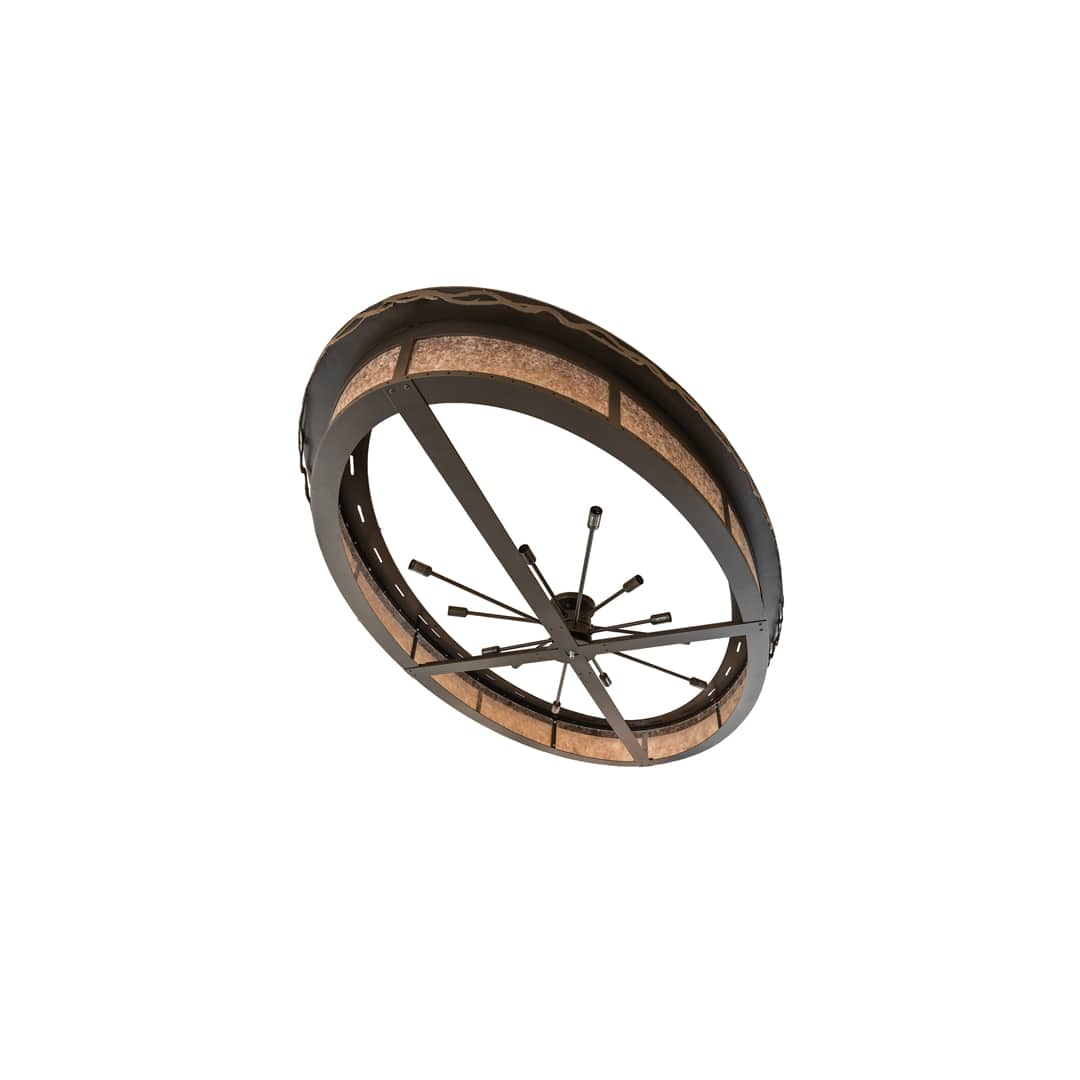 Craftsman Prime 12 Light 72" Wide Flush Mount Ceiling Fixture