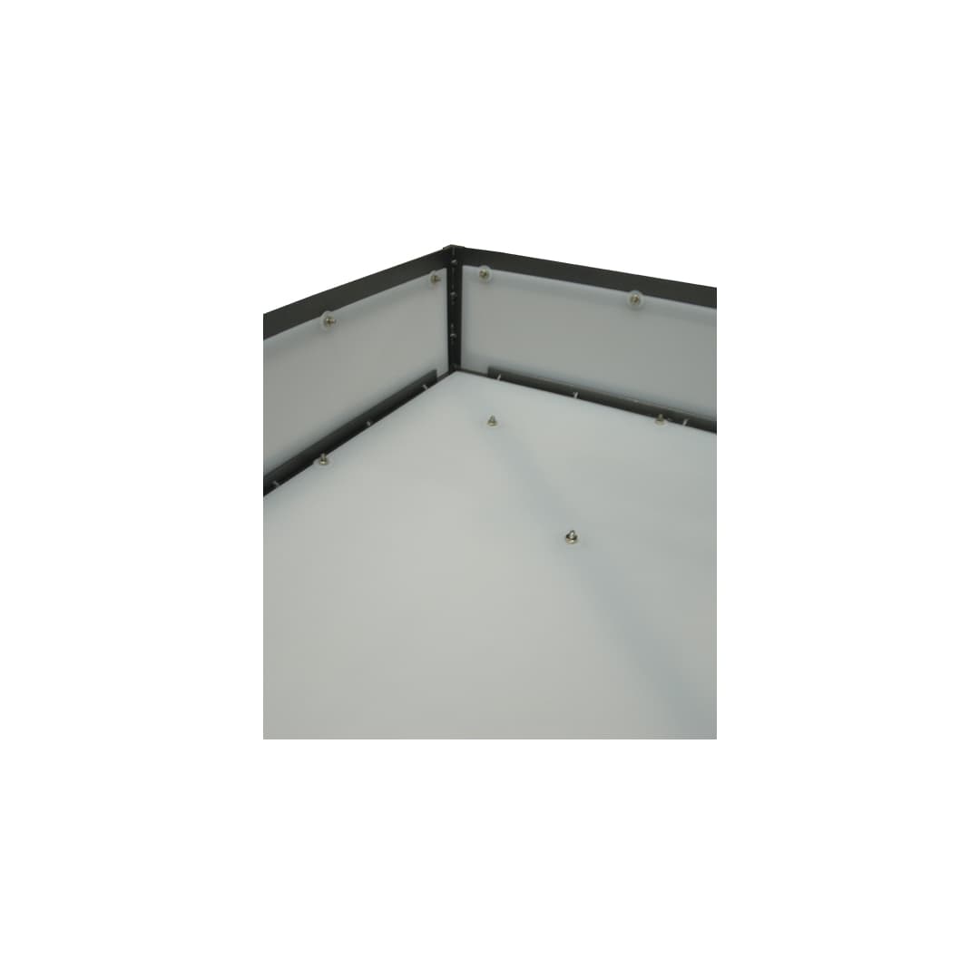 Whitewing 4 Light 36" Wide Flush Mount Square Ceiling Fixture - Blackened Pewter Finish - Medium Bulb Base