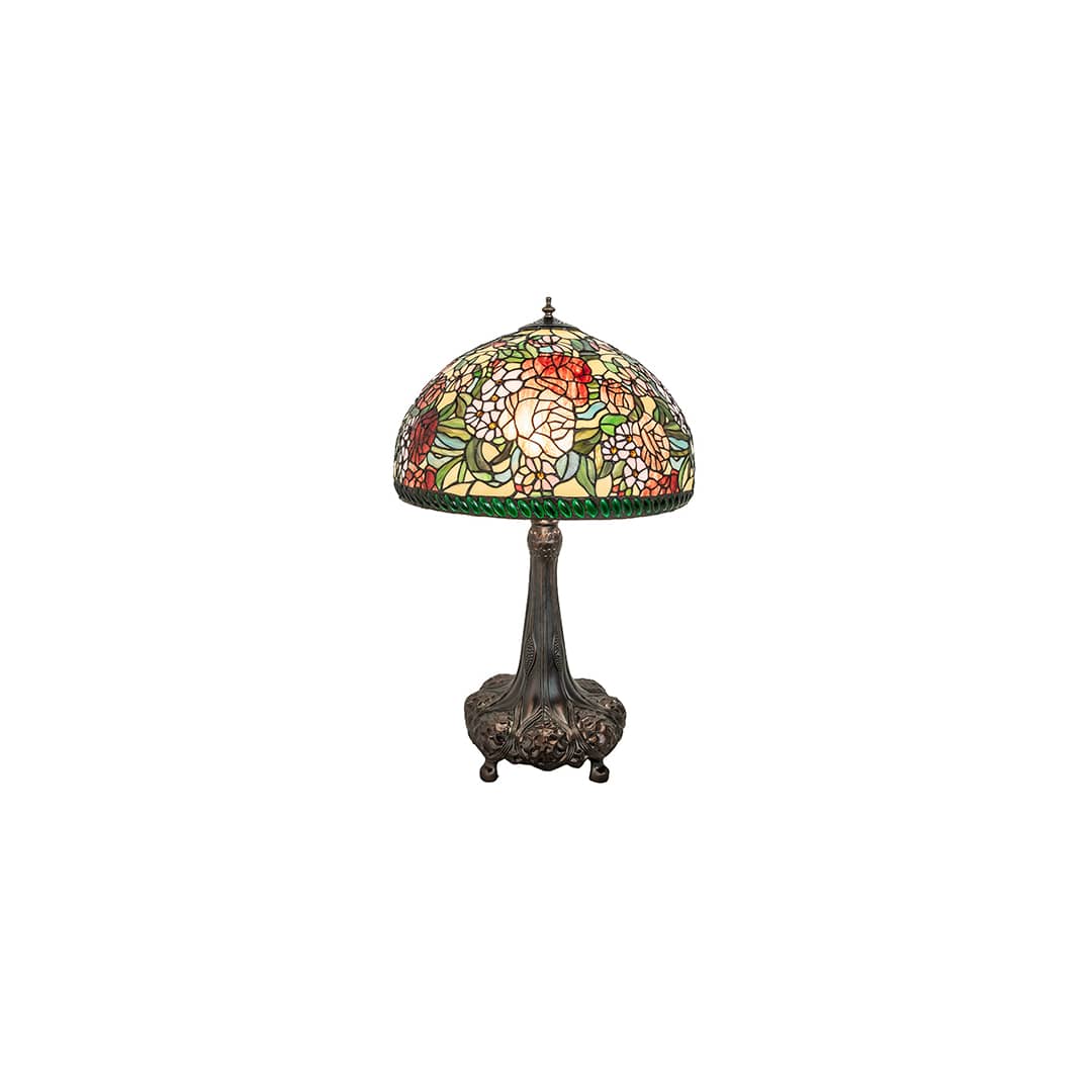 Romance Rose 3 Light 31" Tall Buffet Table Lamp