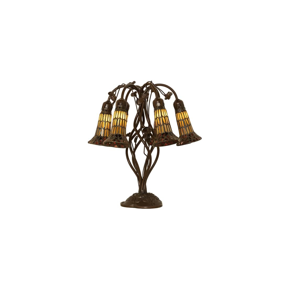 Pond Lily 6 Light 19" Tall Buffet Table Lamp