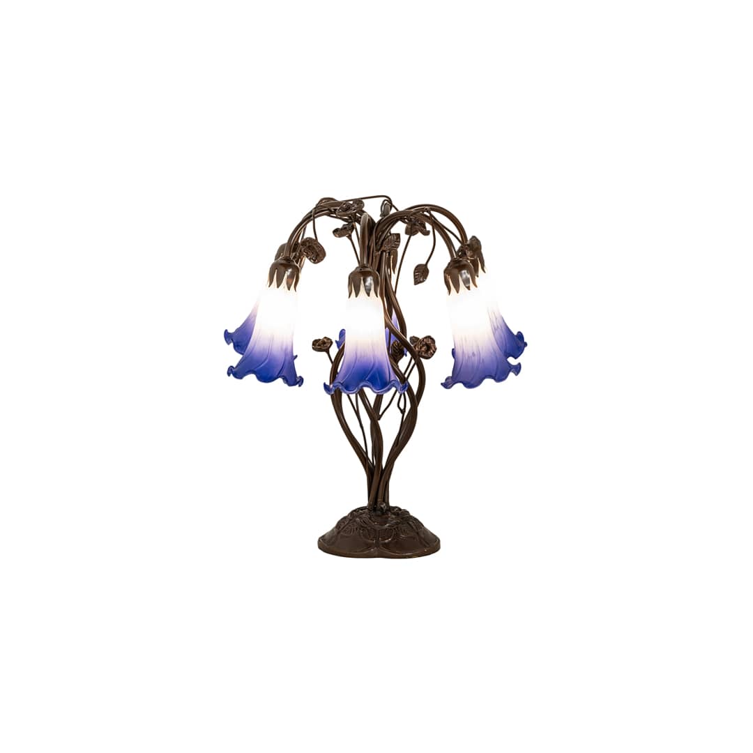 Pond Lily 6 Light 19" Tall Buffet Table Lamp