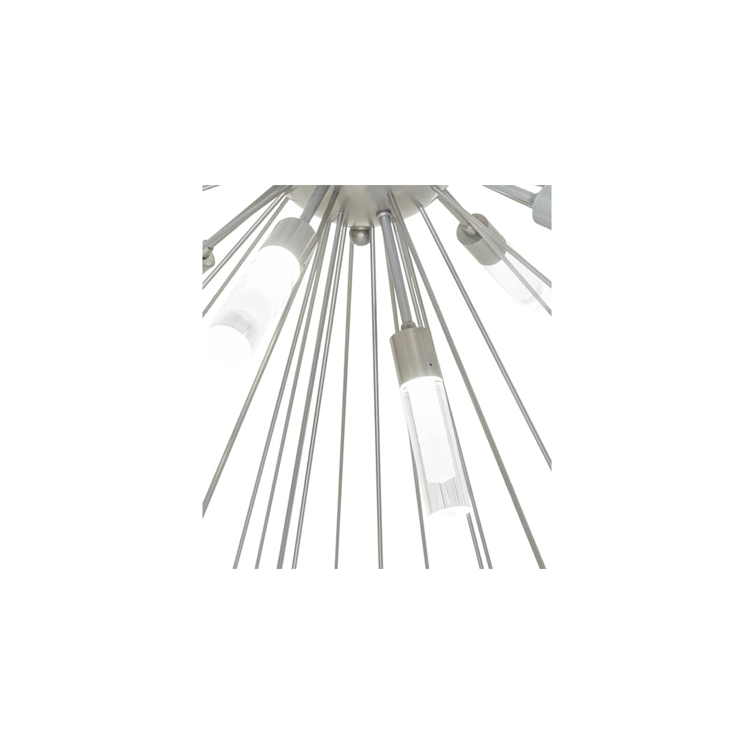 12 Light 48" Wide Abstract Pendant