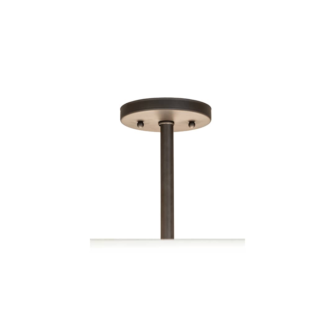 Cilindro 3 Light 36" Wide Semi-Flush Drum Ceiling Fixture - Oil Rubbed Bronze Finish