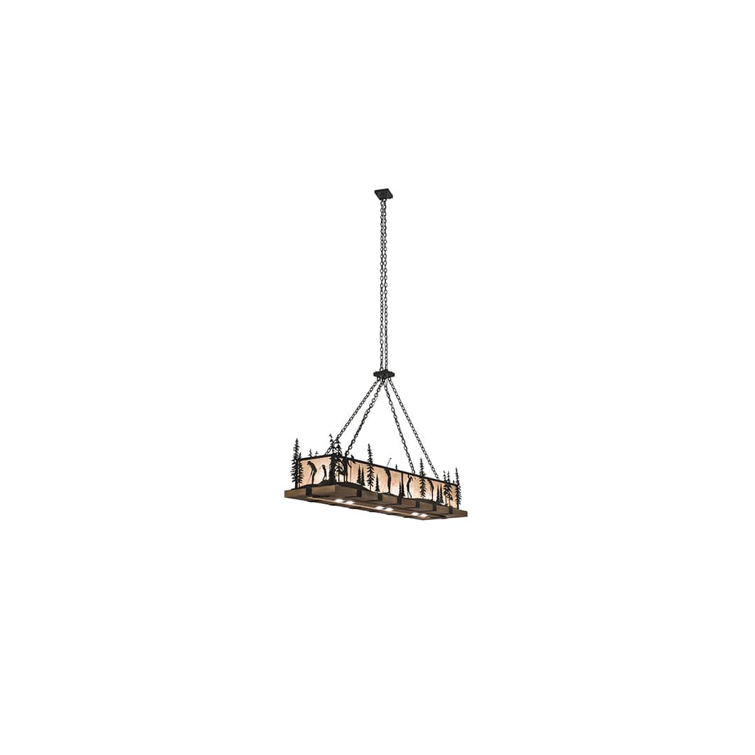 4 Light 72" Wide Linear Pendant