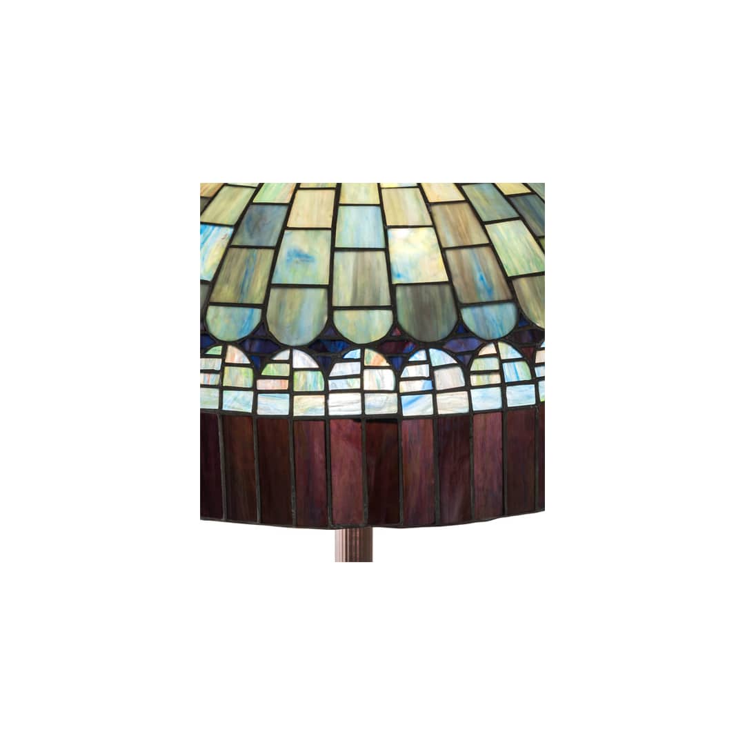 3 Light 62" Tall Tiffany Floor Lamp