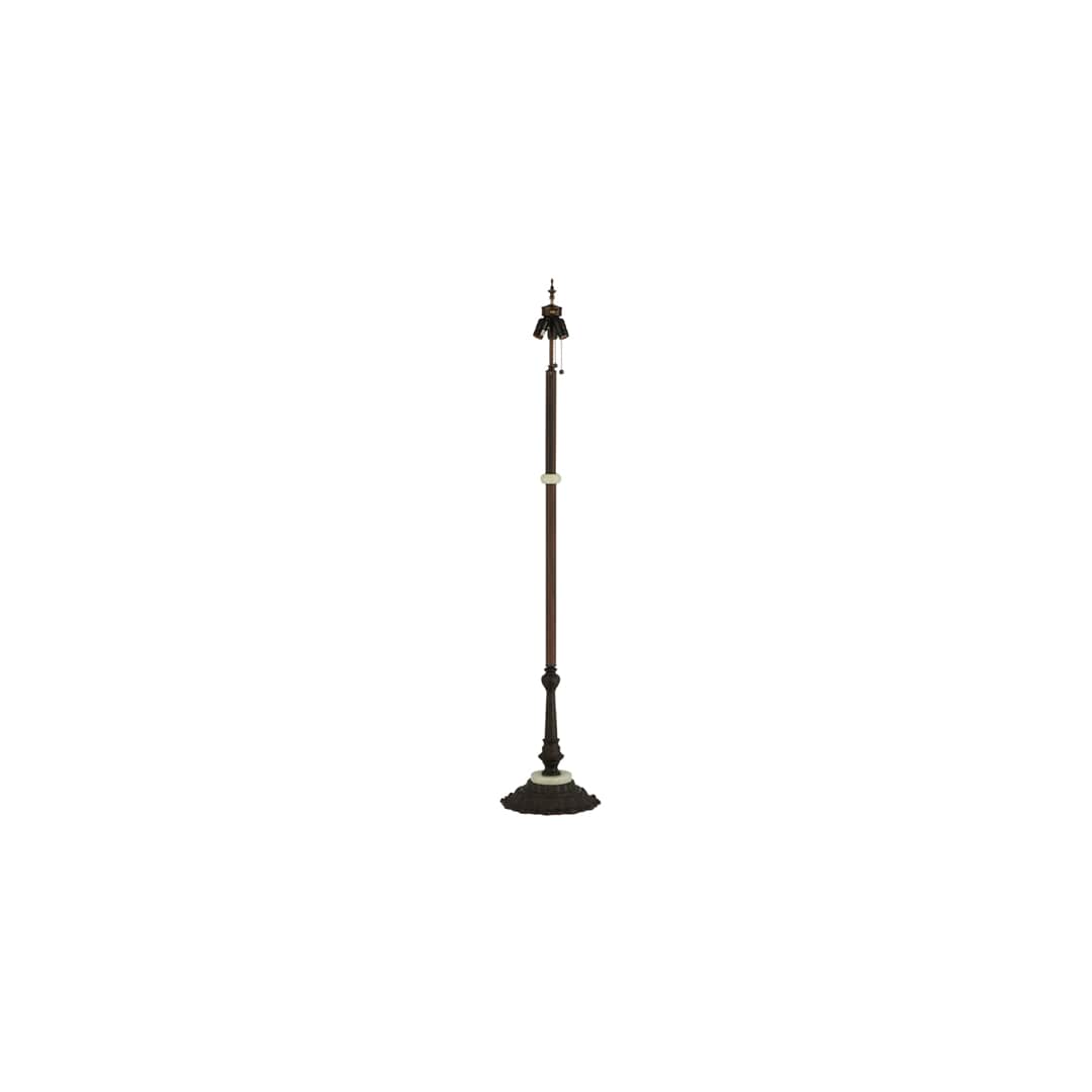 3 Light 64" Tall Torchiere Floor Lamp