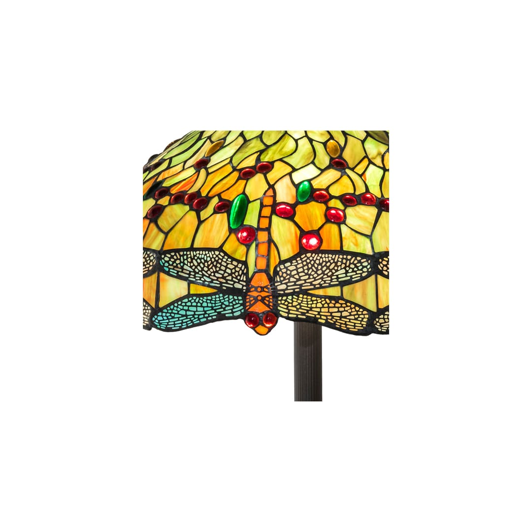 3 Light 62" Tall Tiffany Floor Lamp