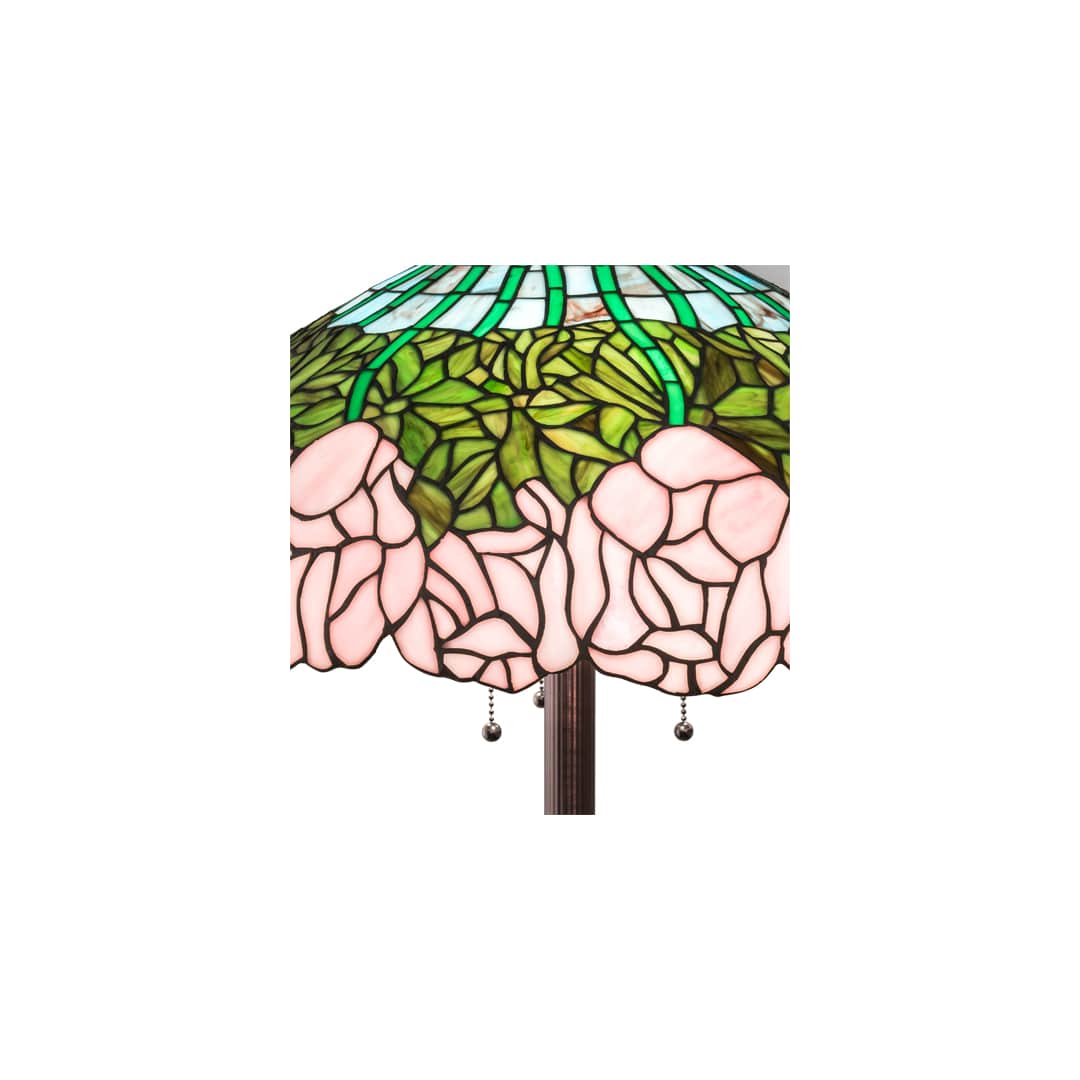 3 Light 62" Tall Tiffany Floor Lamp