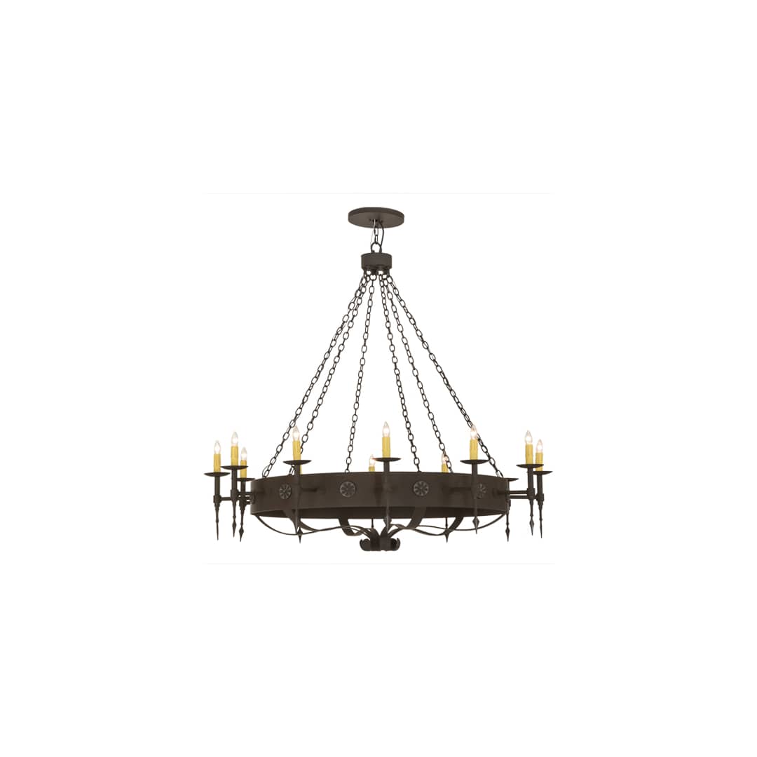 Warwick 12 Light 66" Wide Taper Candle Style Chandelier