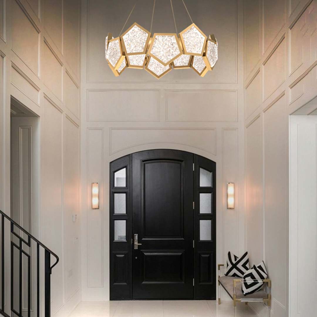 Starlight Starbright 26" Wide LED Drum Chandelier