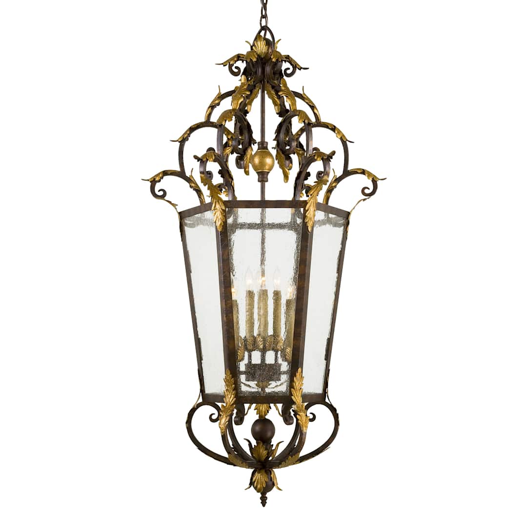 8 Light Lantern Pendant from the Zaragoza Collection
