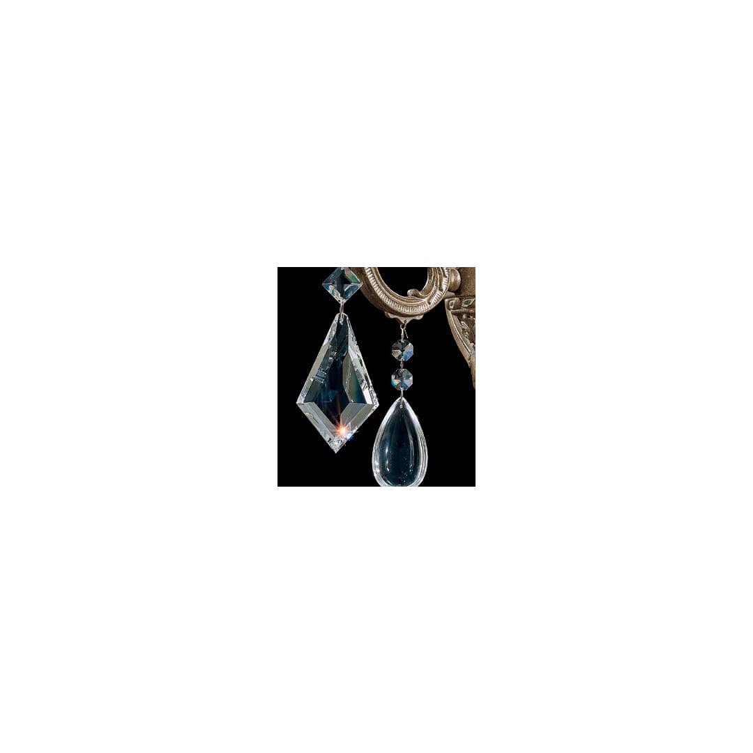 La Scala 6 Light 23" Wide Crystal Chandelier