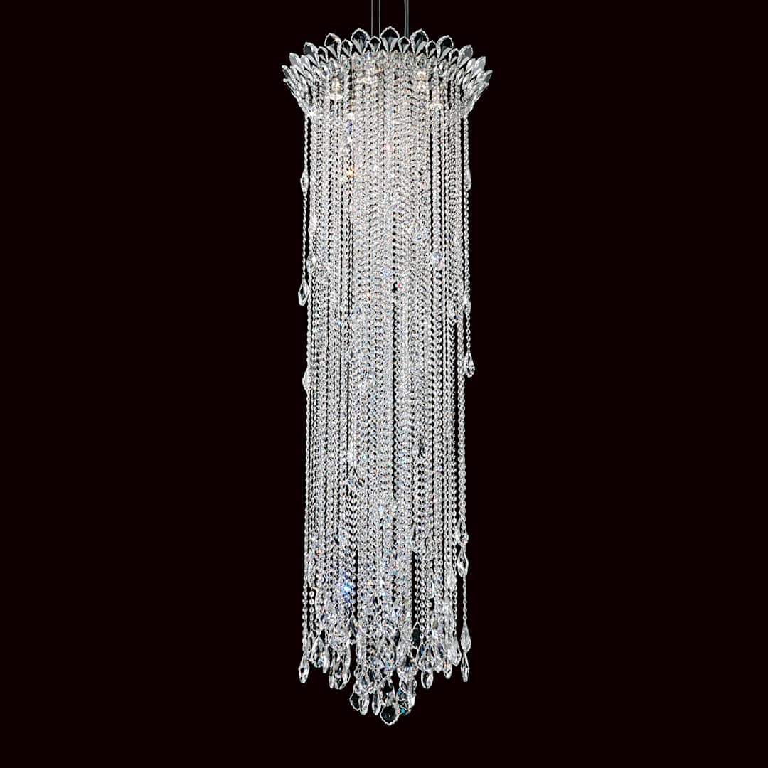 Trilliane Strands 6 Light 24" Wide Crystal Pendant with Heritage Crystals