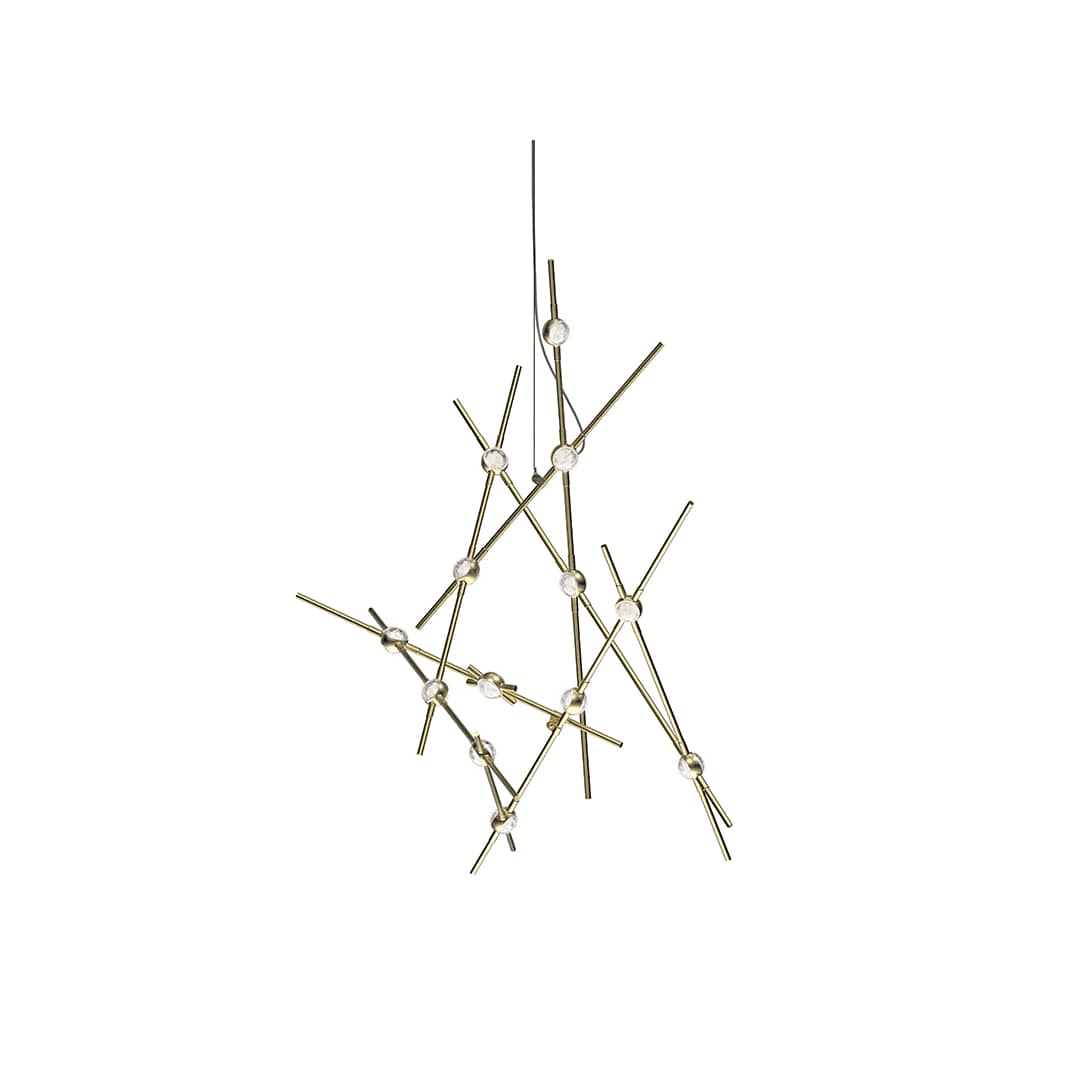 Constellation Aquila Minor 13 Light 26" Wide LED Abstract Multi Light Pendant