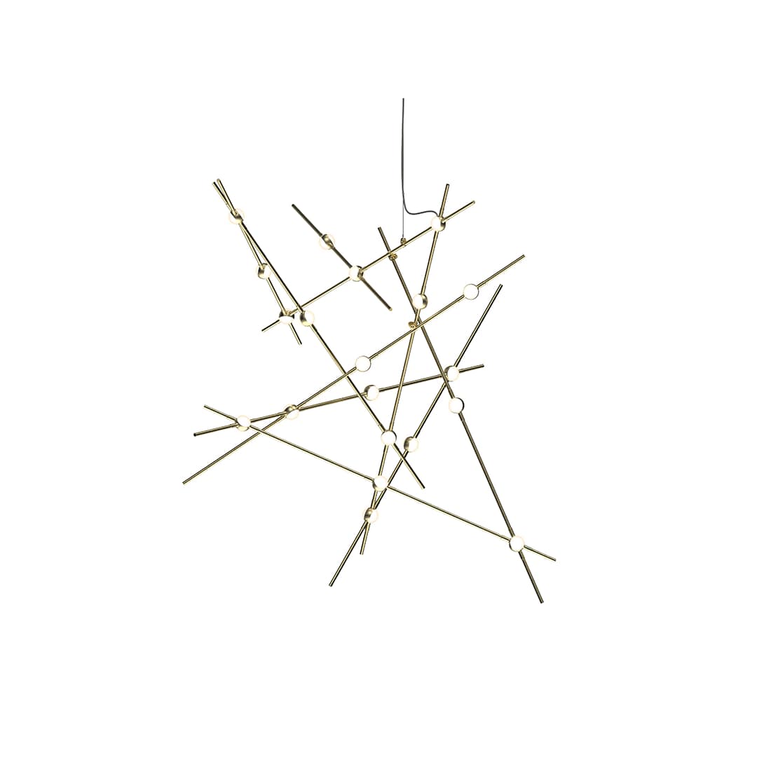 Constellation Aquila Major 20 Light 37" Wide LED Abstract Multi Light Pendant