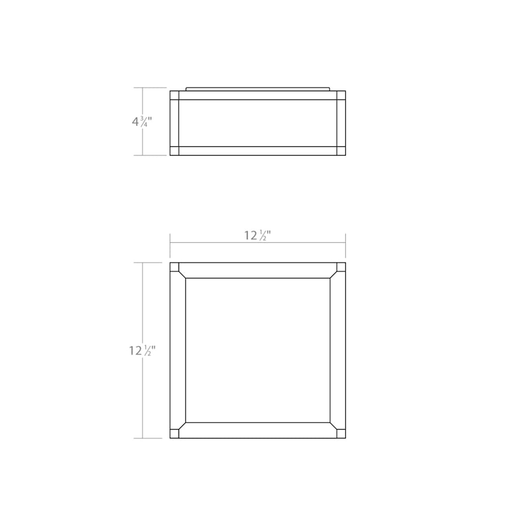 Cubix 1 Light Short LED Surface Mount