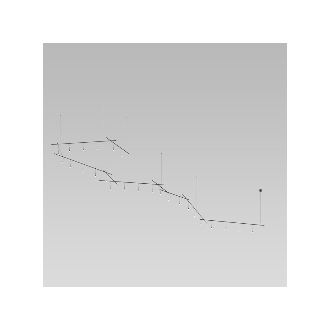 Suspenders 25 Light 85" Wide LED Suspension Multi Light Pendant