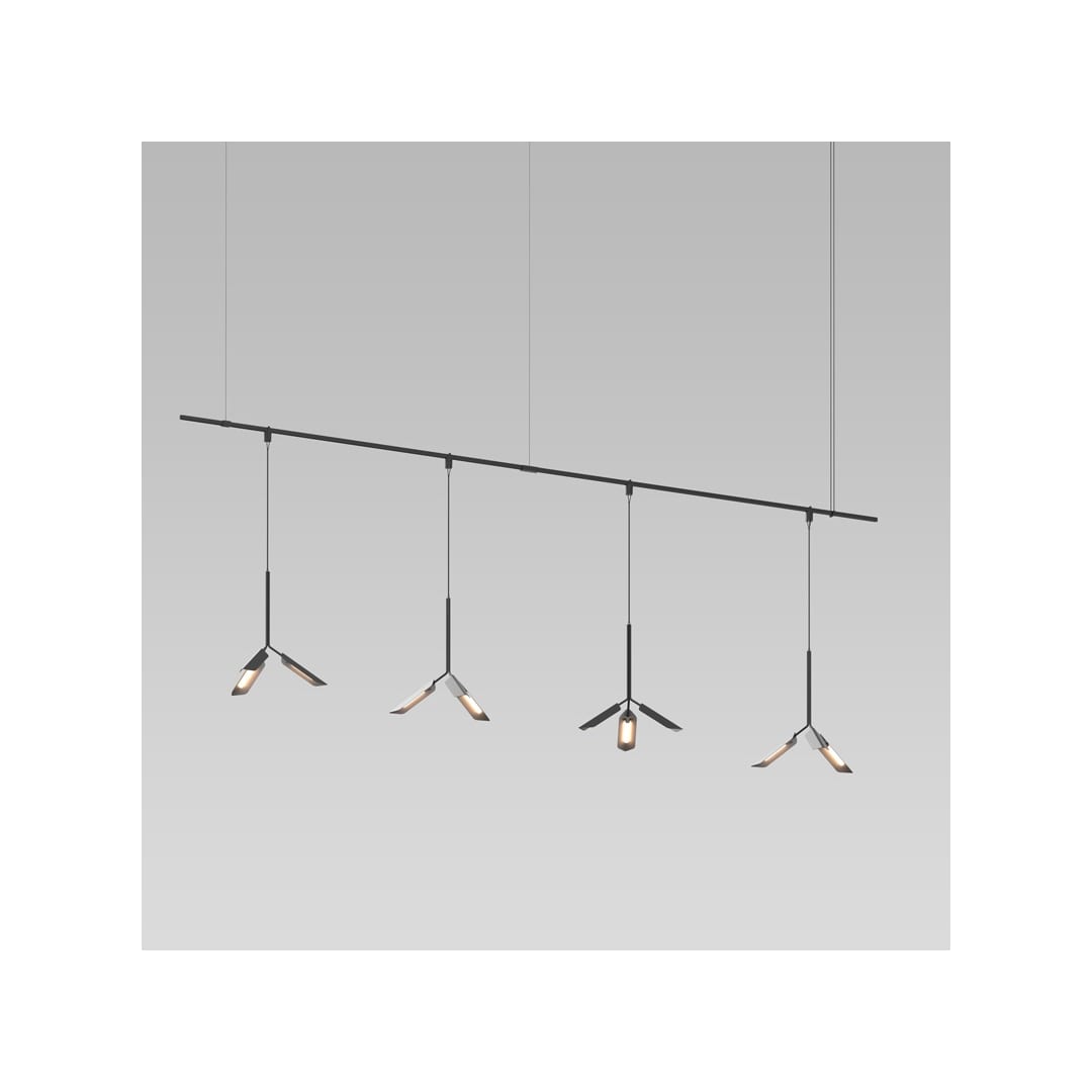 Suspenders 4 Light 49" Wide LED Suspension Multi Light Pendant