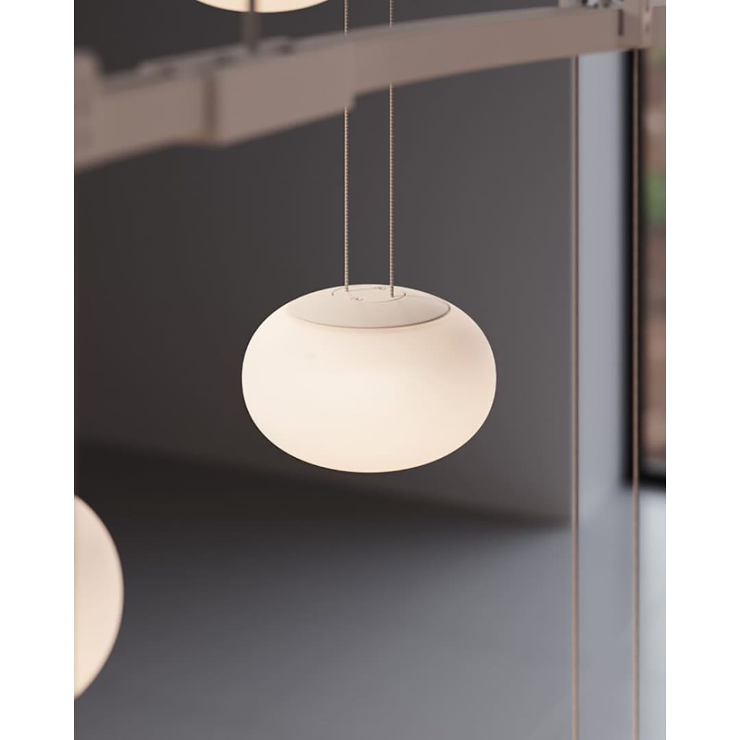 Suspenders 94" Wide LED Racetrack Chandelier