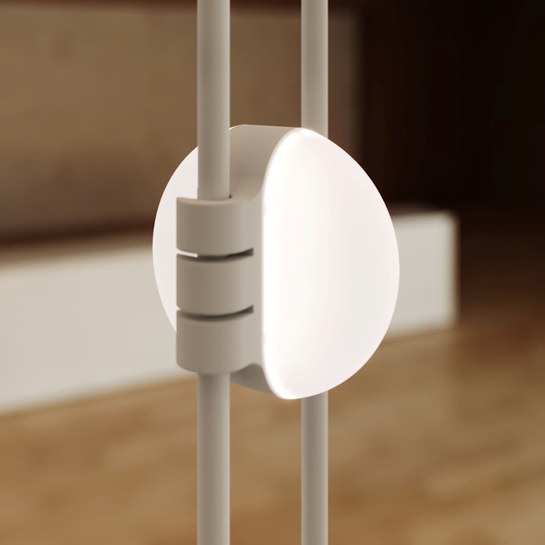 Suspenders 83" Wide LED Abstract Chandelier