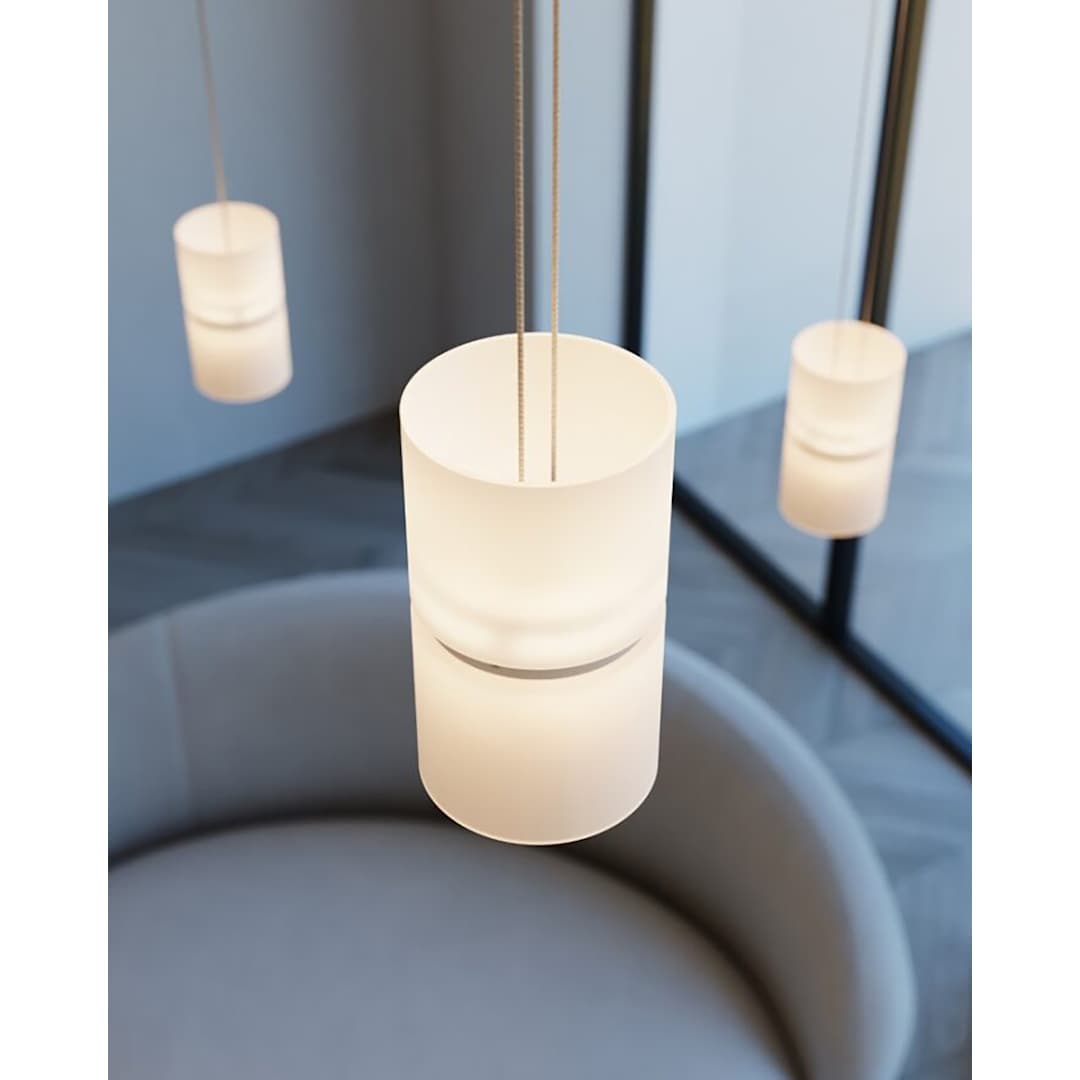 Suspenders 82" Wide LED Matrix Chandelier