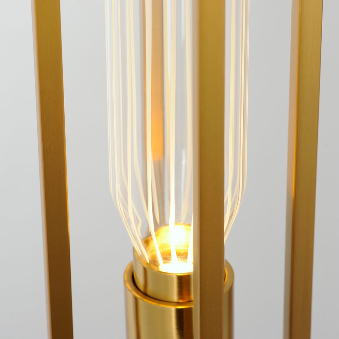 Zeppelin 59" Tall LED Column Floor Lamp by Nina Magon